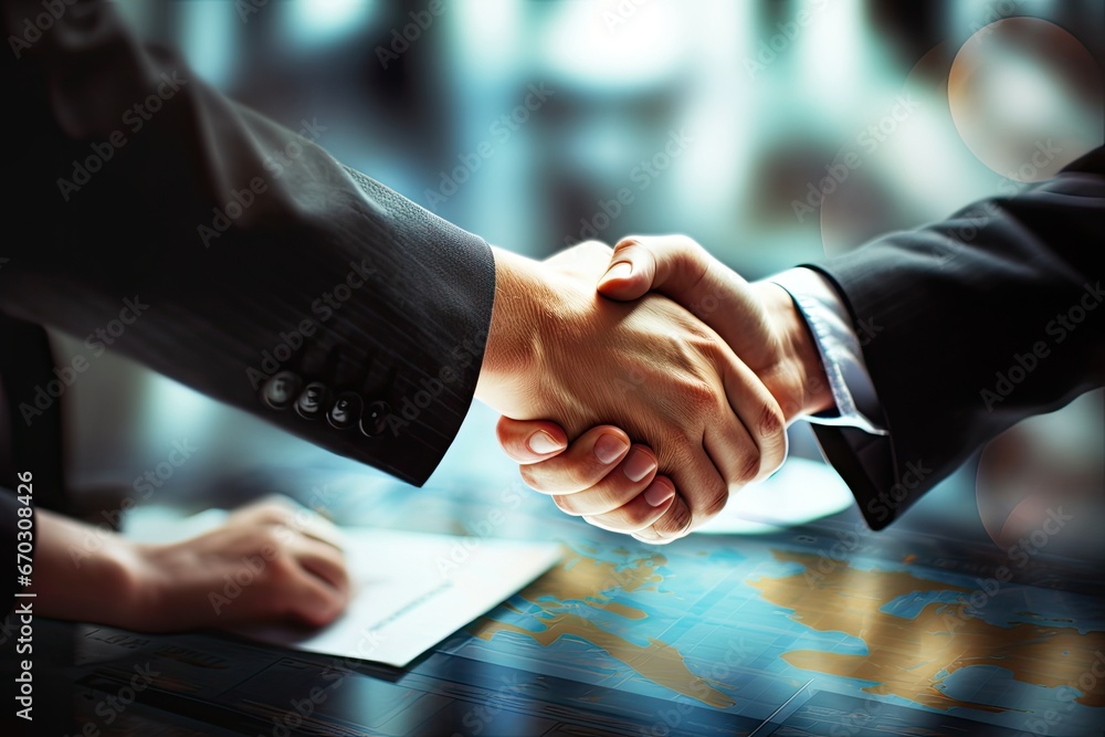 hands shaking people Business team success hand handshake support together professional office communication meeting client lawyer bank laptop latin home job leader corporate future power beverage - obrazy, fototapety, plakaty 