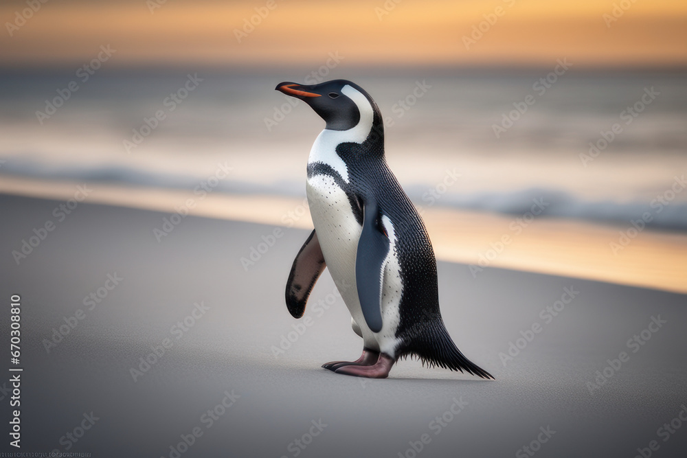 Obraz premium wildlife photography of penguins