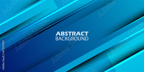 Abstract blue sporty background template vector with shiny lines and lights. Blue background with strong pattern design. Eps10 vector