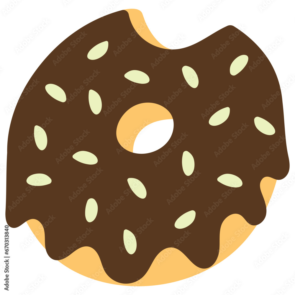 Illustration of Doughnut Illustration of Doughnut