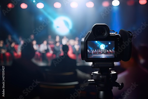 effect light flare event technology seminar streaming video live taking camera vdo concept network social time real broadcast record media presentation film display conference screen work photo