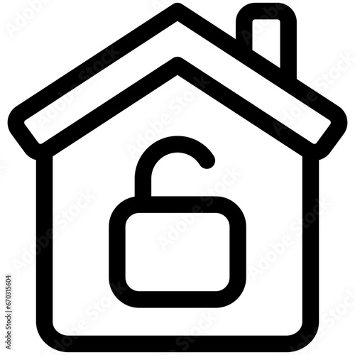 home unlock icon