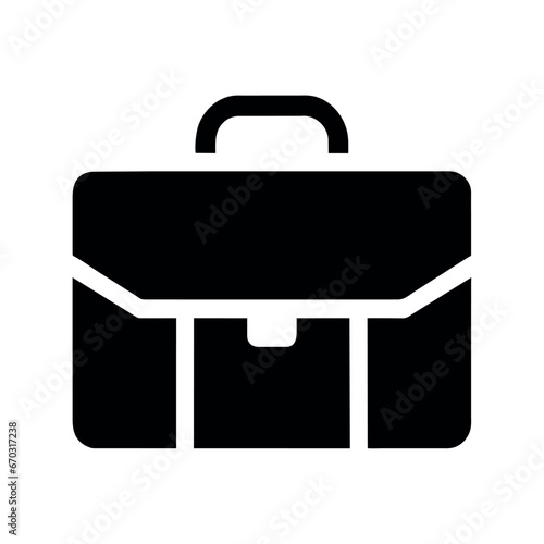 black briefcase icon