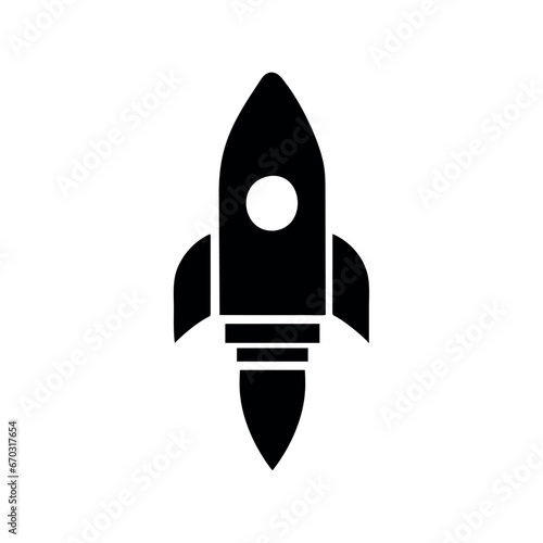 Fototapeta Naklejka Na Ścianę i Meble -  rocket icon illustration
