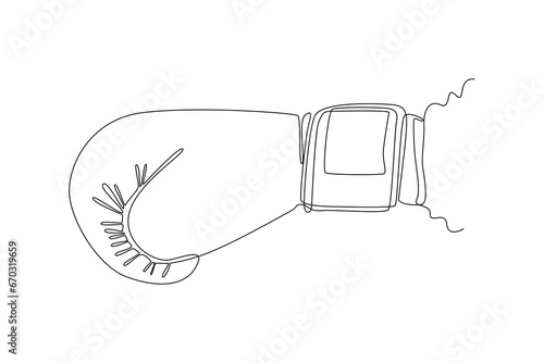 Continuous one line drawing boxers, Muai thai fighters. Boxing, sports, workout concept. Doodle vector illustration.