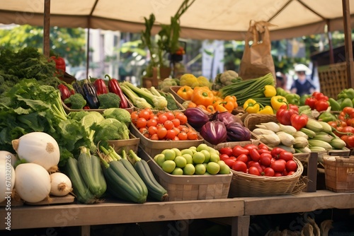 vegetable organic variety stall market food farmers seller marketplace racked fresh shop green beans store various bio grocery sale buy sell mediterranean colourful traditional healthy