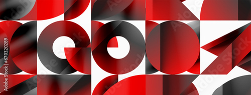 Geometric minimalism with triangles and circles. Blend of basic shapes creating serene, visually pleasing compositions. Wallpaper, banner, background, landing page, wall art, invitation, prints