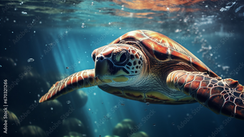 Fototapeta premium aquatic animal.