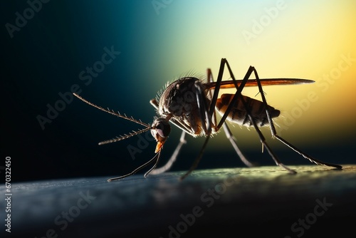 mosquito danger sunset gnat insect macro africa attack silhouette bacterial blood closeup contamination dangerous orange dead death defense doom fed female fever fodder germ gore health human © sandra