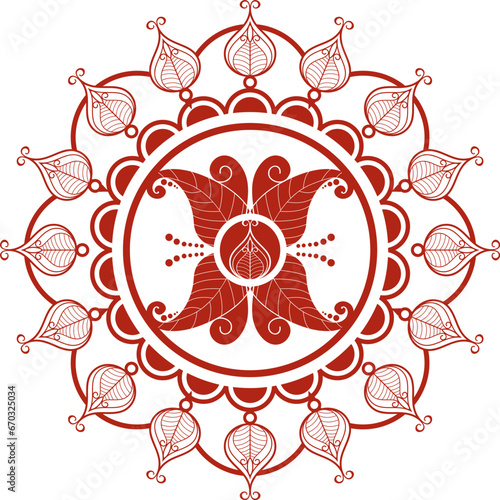 Elegant mandala background vector illustration design. pattern Unique mehndi designs symbol for meditation yoga logo,henna design,muslim wedding ornament, hindu tattoo ,healing logo,villa logo,wellnes