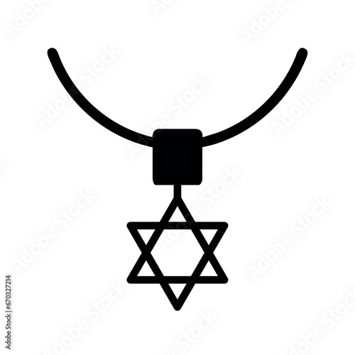 david star necklace