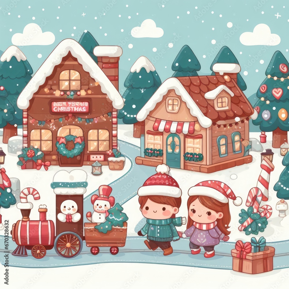 Christmas Background with Christmas Tree Happy Christmas Background with Christmas Tree Happy