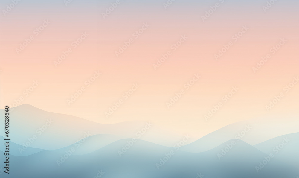 a soft gradient background, in the style of poetic minimalism, mint, soft texture, large-scale canvases