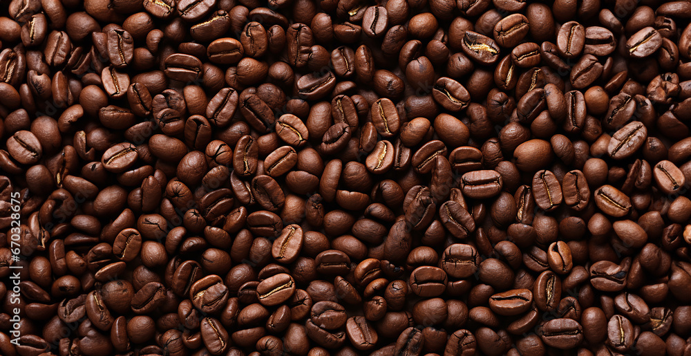 coffee beans background, aerial photography coffee beans background, aerial photography