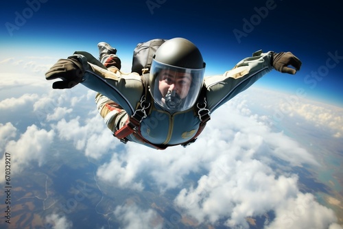 air falls skydiver skydiver parachute parachuting parachuter sky skydive skydiving sport ok extreme freedom adult background beautiful blue body bright cloud cloudscape diving elegant