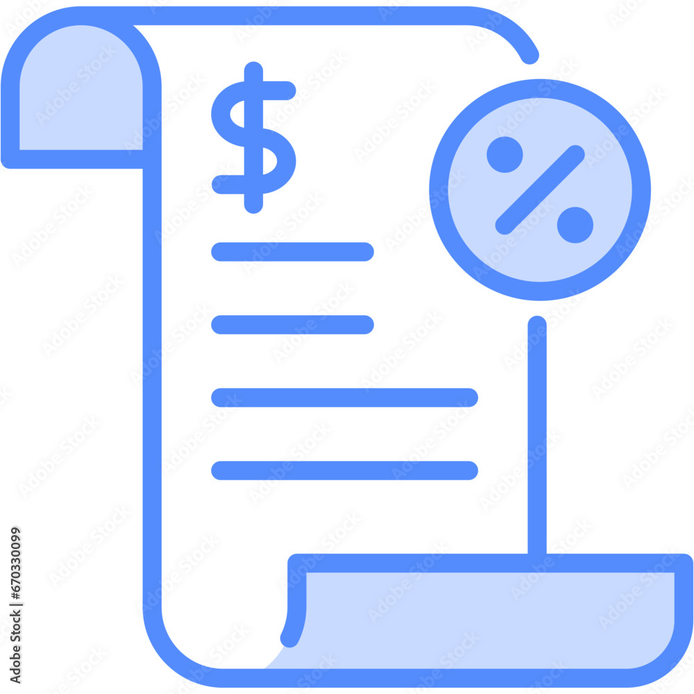 Business And Accounting blue color icon set Business And Accounting blue color icon set