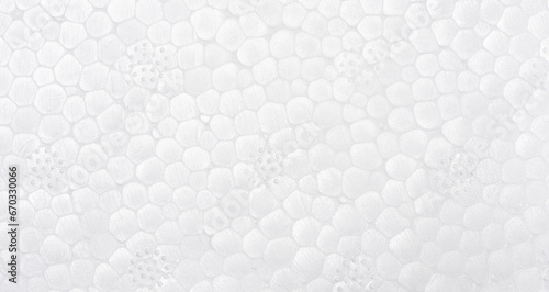 White foam board styrofoam texture background.  photo