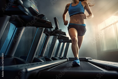 treadmill running treadmill gym exercising sport running jogging exercise fitness jog jogger runner physical exercise fit dieting training trainer foot healthy lifestyle exercise machine