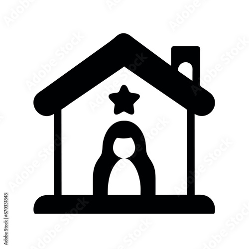 christmas nativity icon