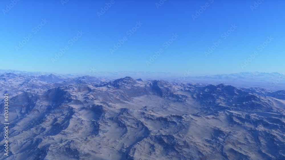 Deserted alien planet Deserted alien planet