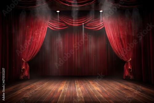 spotlight show curtains red stage theater magic theatre opera interior background scene curtain holiday representation event christmas hall weekend premiere new year film industry