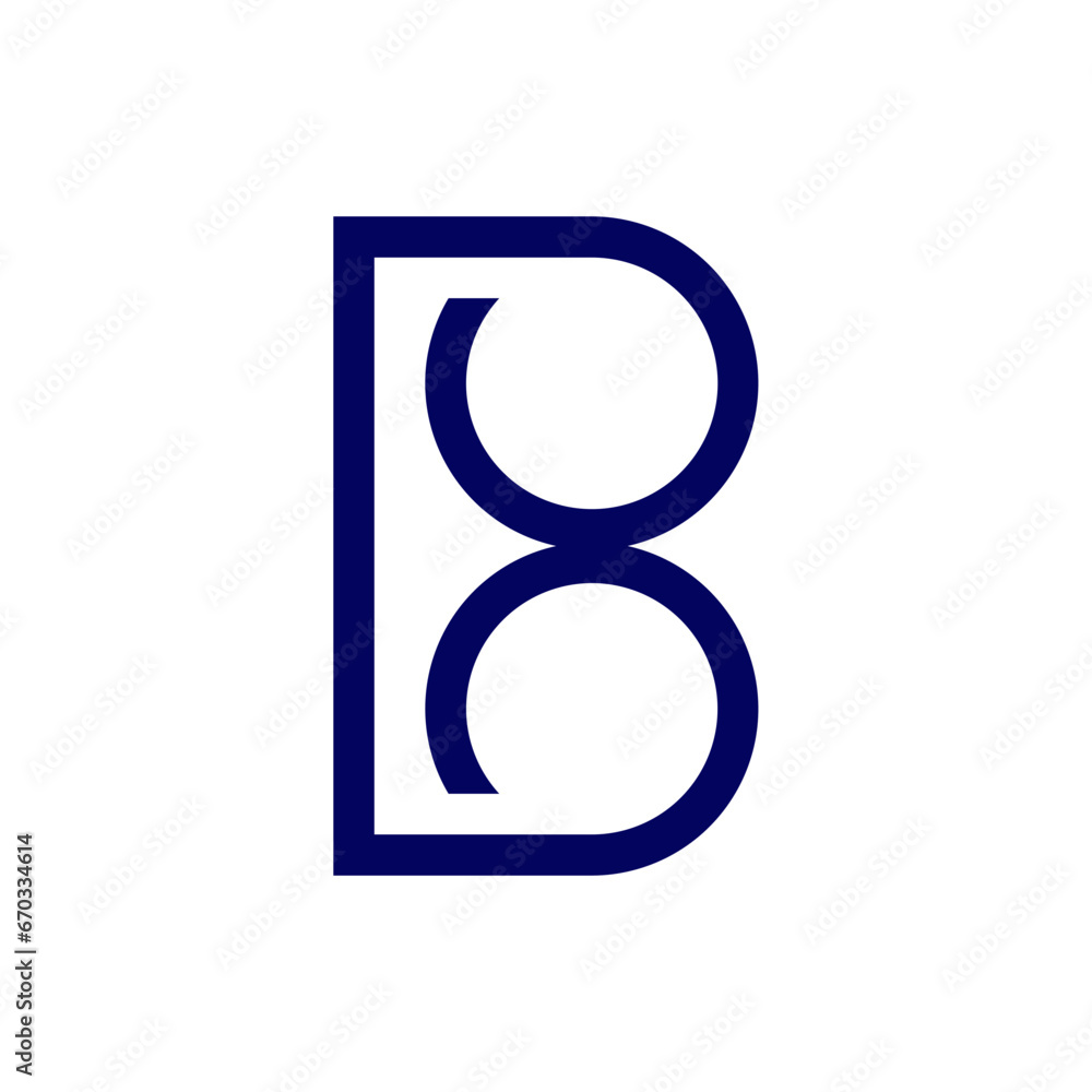 Monogram initial b letter mark logo design. Monogram design vector b logo. Monogram initial letter mark b logo. Design simple b monogram Monogram initial b letter mark logo design. Monogram design vector b logo. Monogram initial letter mark b logo. Design simple b monogram