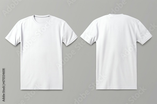 fashion cotton template shirt t white t-shirt top design front back clothing clothes blank dress textile casual attire wear shop store outfit body apparel isolated advertisement short sport
