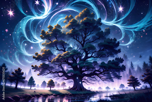 tree of mysterious energy