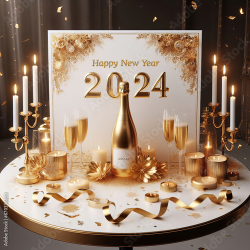 Way to celebrated 2024 new year event