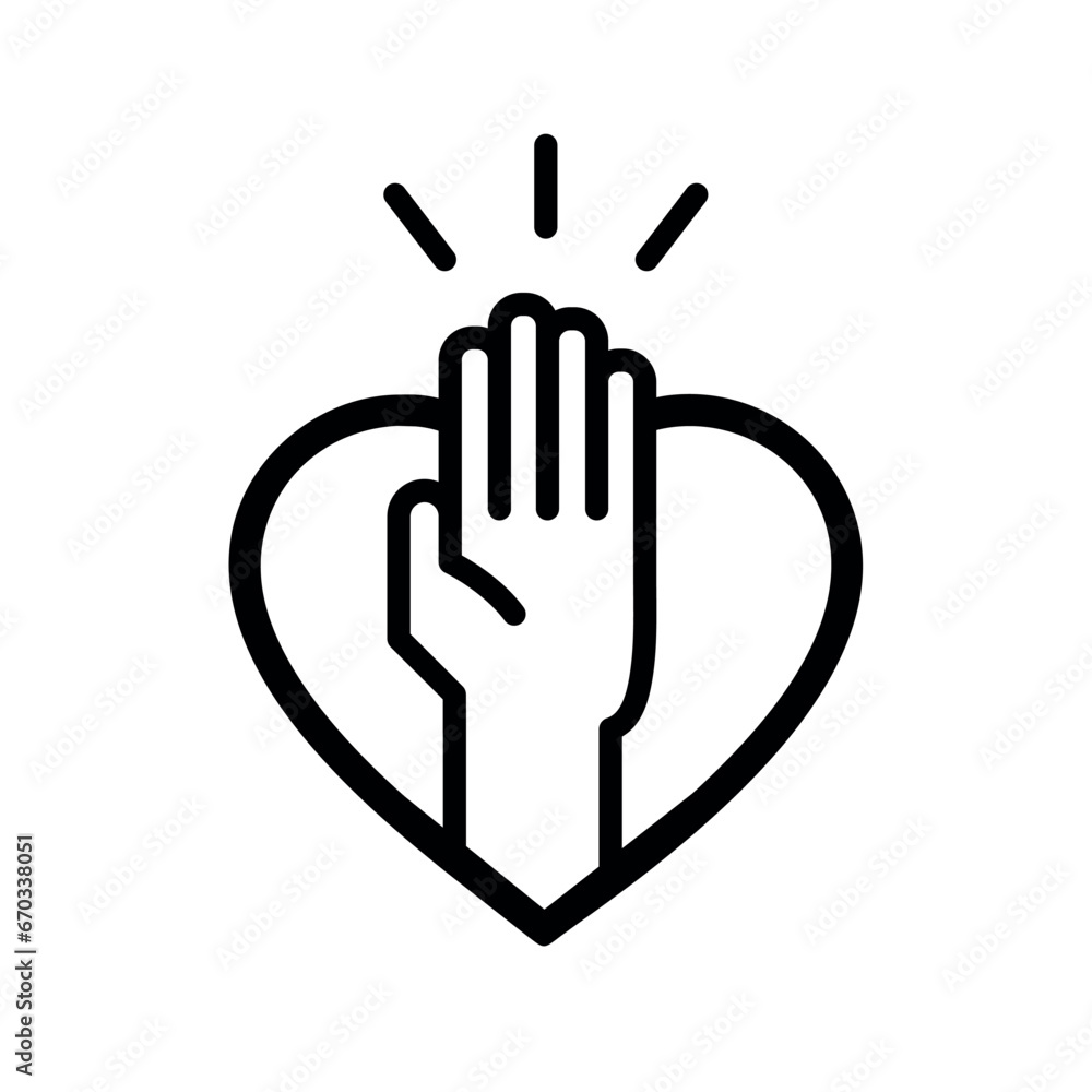 Fototapeta premium hand care icon