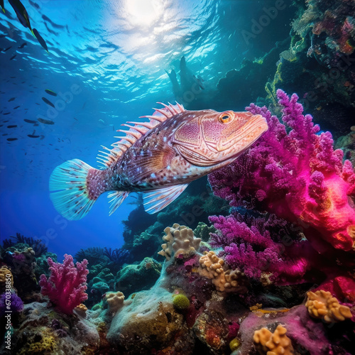 Colorful Underwater Wonderland Capturing the Vibrant Marine Life