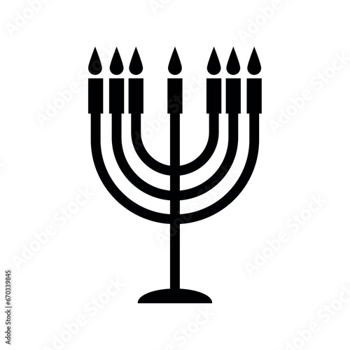 menorah icon illustration