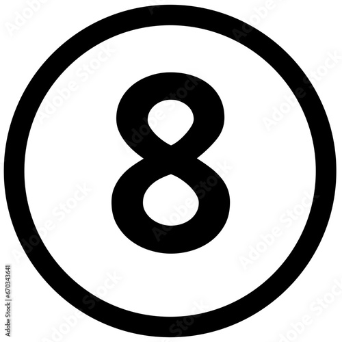 number 8 photo