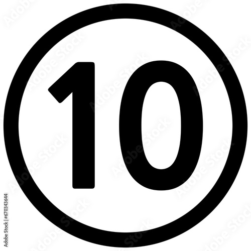 number 10