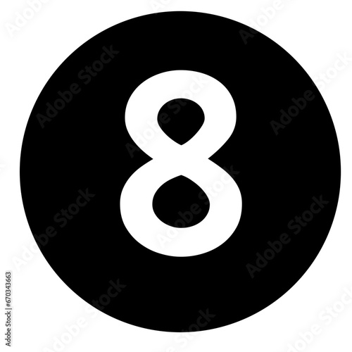 the symbol of the number eight