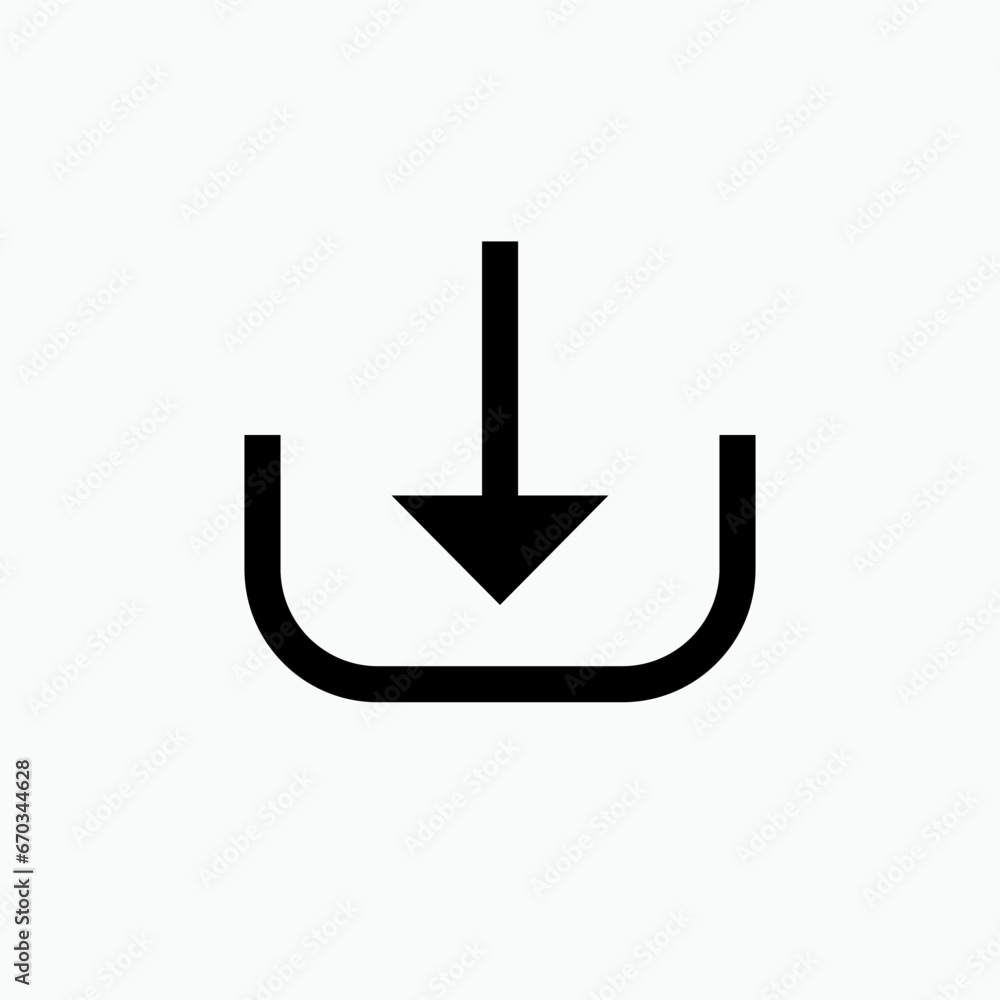 Download Icon. Save Data Symbol - Vector. Download Icon. Save Data Symbol - Vector.