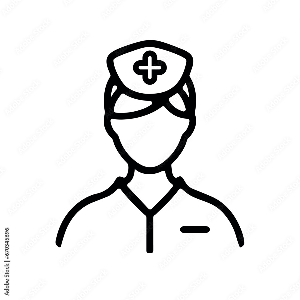 nurse icon illustration nurse icon illustration