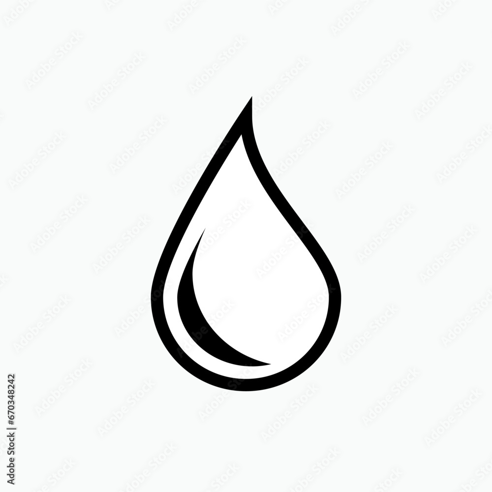 Droplet Icon. Water, Rain. Oil Symbol - Vector. Droplet Icon. Water, Rain. Oil Symbol - Vector.