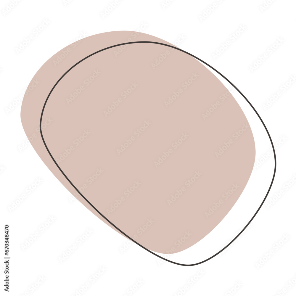 abstract blobs brown and outline for background abstract blobs brown and outline for background