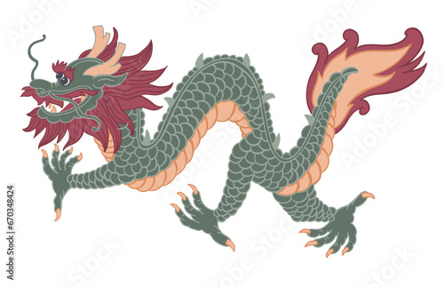 Chinese new year flying dragon © Sonulkaster