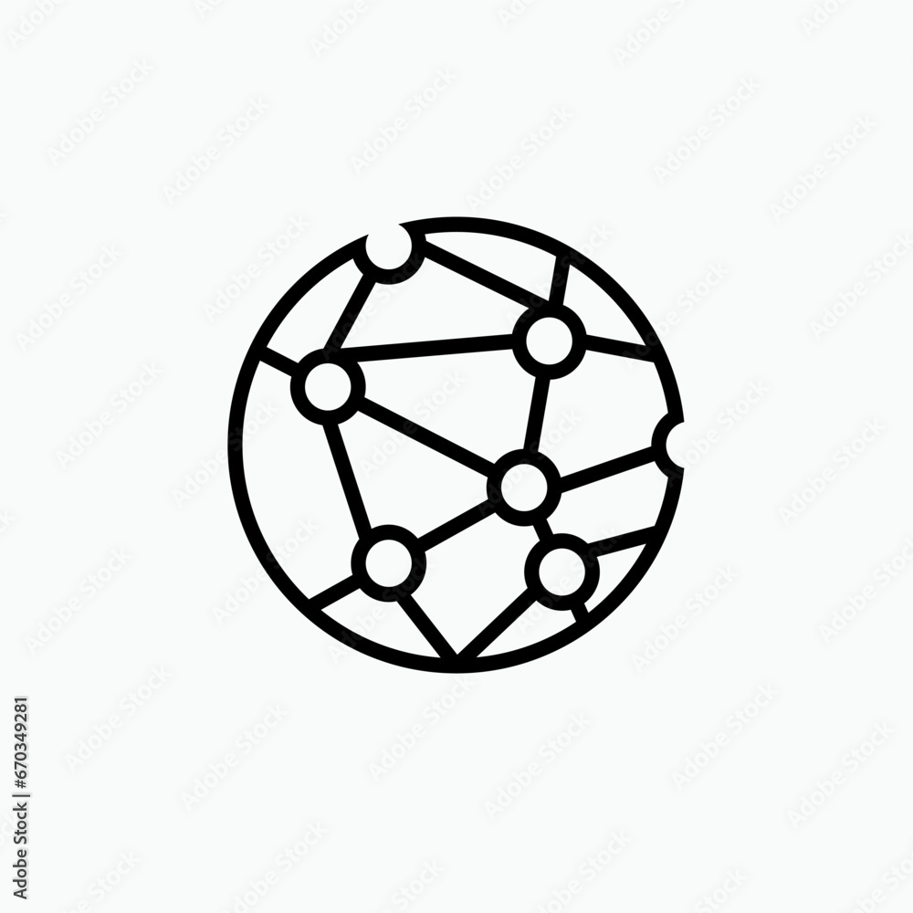 Globe Connection Icon. International Relationship Symbol. Globe Connection Icon. International Relationship Symbol.