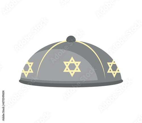 kippah gray colored