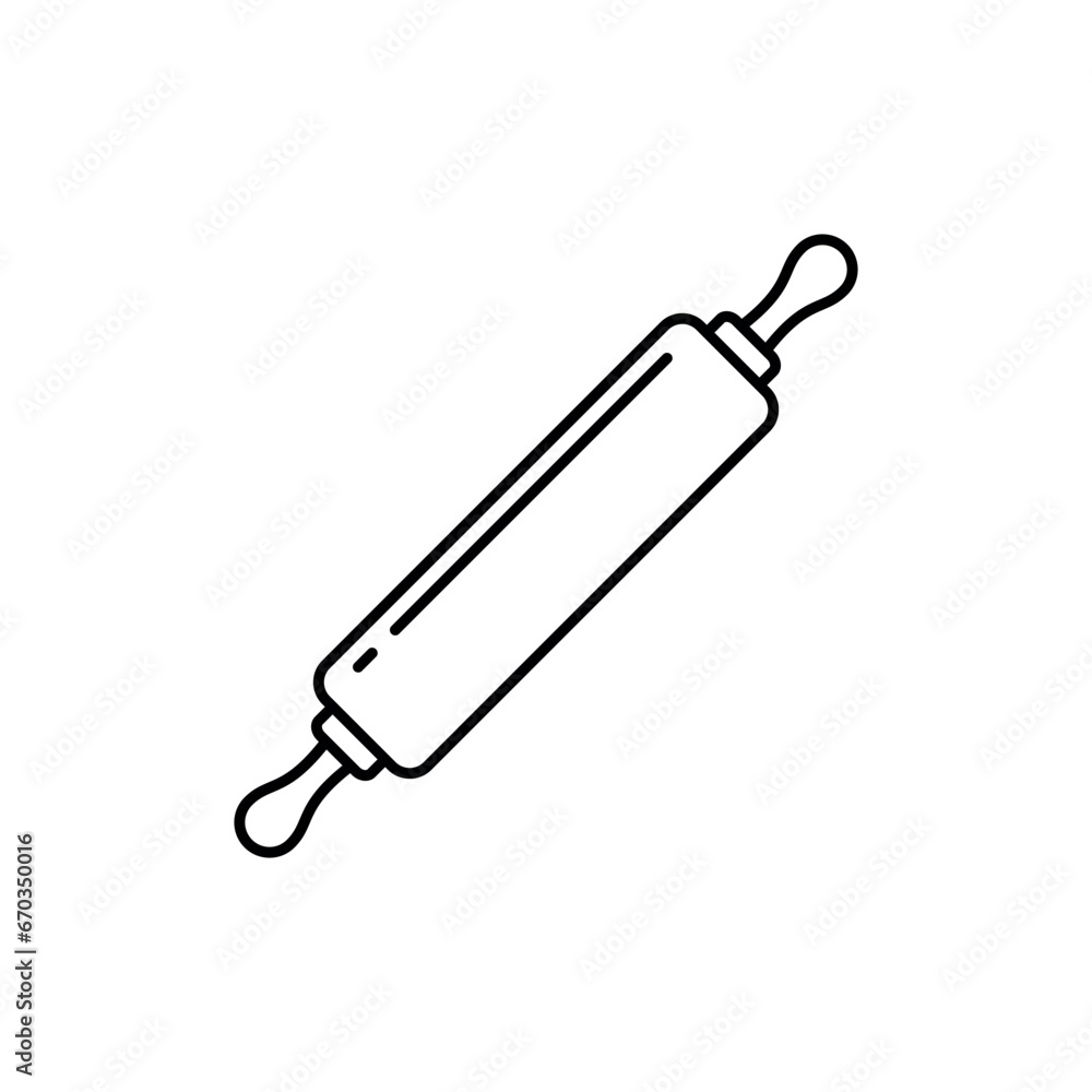Roller Pin Icon Vector Design Template Roller Pin Icon Vector Design Template