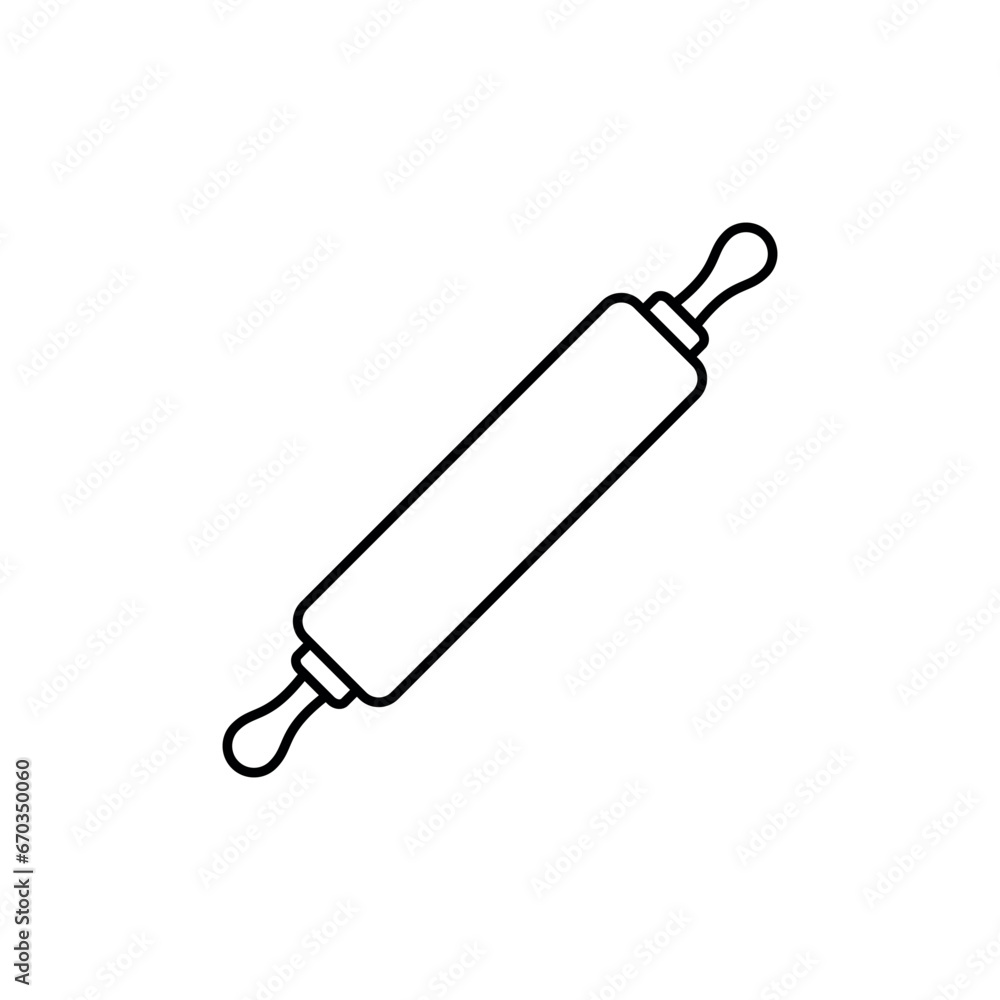 Roller Pin Icon Vector Design Template Roller Pin Icon Vector Design Template