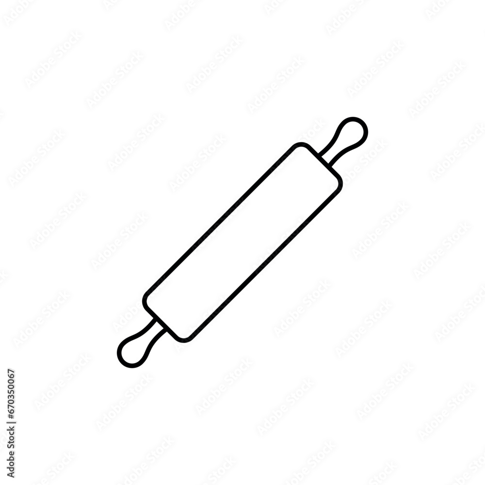 Roller Pin Icon Vector Design Template Roller Pin Icon Vector Design Template