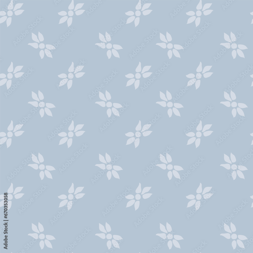 Blue and beige seamless pattern