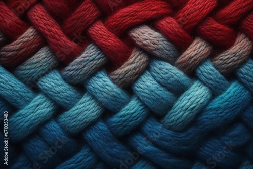 Christmas cozy wool abstract background Generative AI