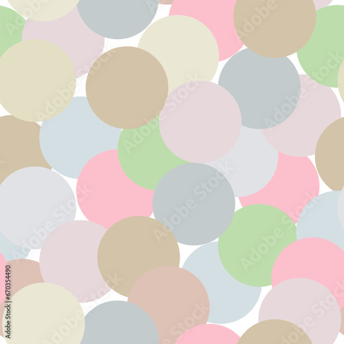 Pastel color circles for your projects.