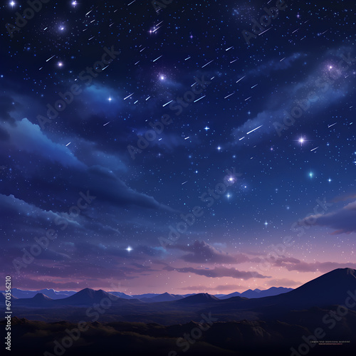 starry night sky (Generative AI) © PARK