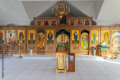 The Church of St. Blessed Matrona of Moscow in Gelendzhik, Russia. 29.10.2023